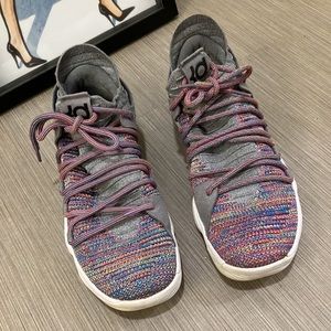 Nike KD 10 Kevin Durant basketball shoes multi color size 7.5